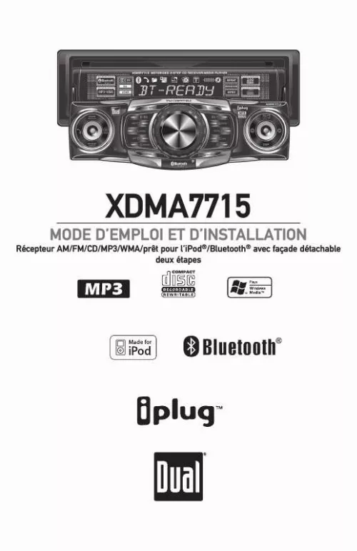 Mode d'emploi DUAL XDMA7715