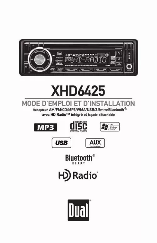 Mode d'emploi DUAL XHD6425