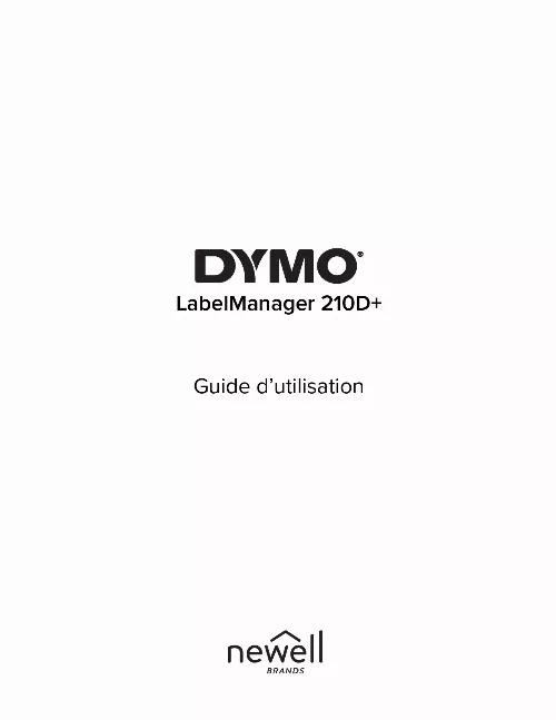 Mode d'emploi DYMO 210DA