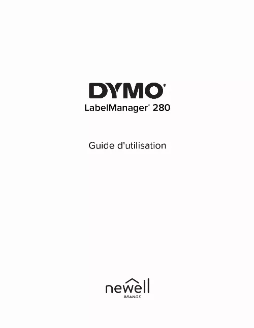 Mode d'emploi DYMO 280A