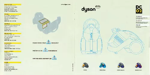 Mode d'emploi DYSON DC02