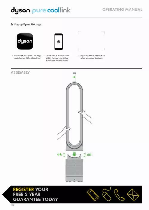 Mode d'emploi DYSON PURE LINK COOL TOWER