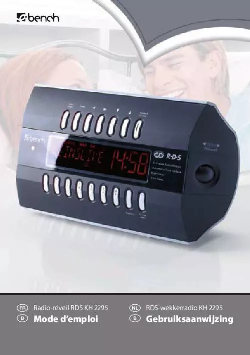 Mode d'emploi EBENCH KH 2295 RDS RADIO ALARM