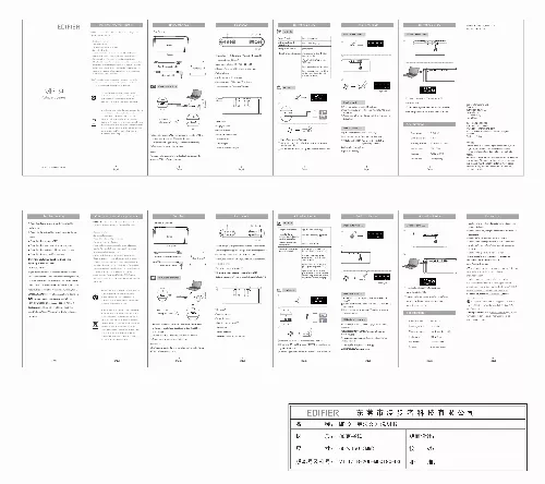 Mode d'emploi EDIFIER MP19