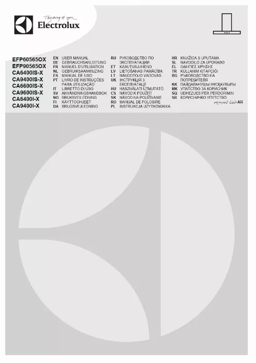 Mode d'emploi ELECTROLUX CA6600IS-X