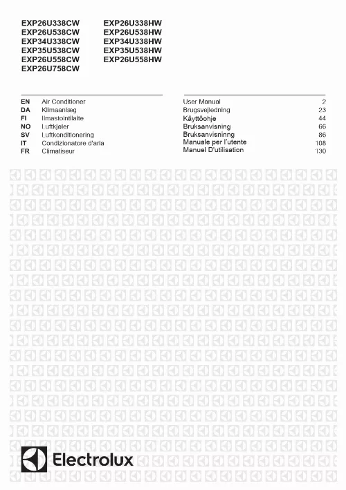 Mode d'emploi ELECTROLUX CHILLFLEX PRO EXP26U338HW