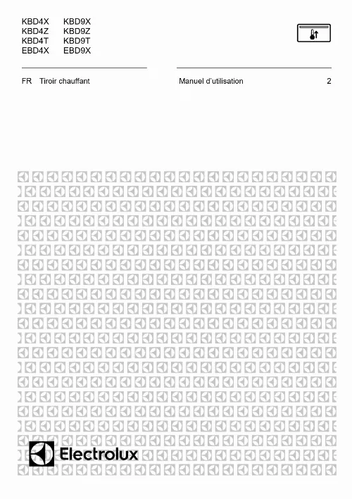 Mode d'emploi ELECTROLUX EBD4X