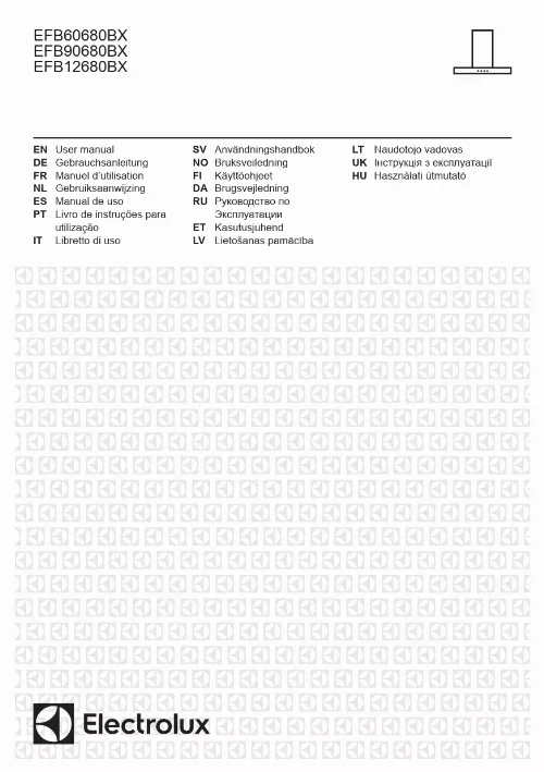 Mode d'emploi ELECTROLUX EFB90680BX