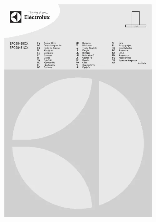 Mode d'emploi ELECTROLUX EFC90461OX