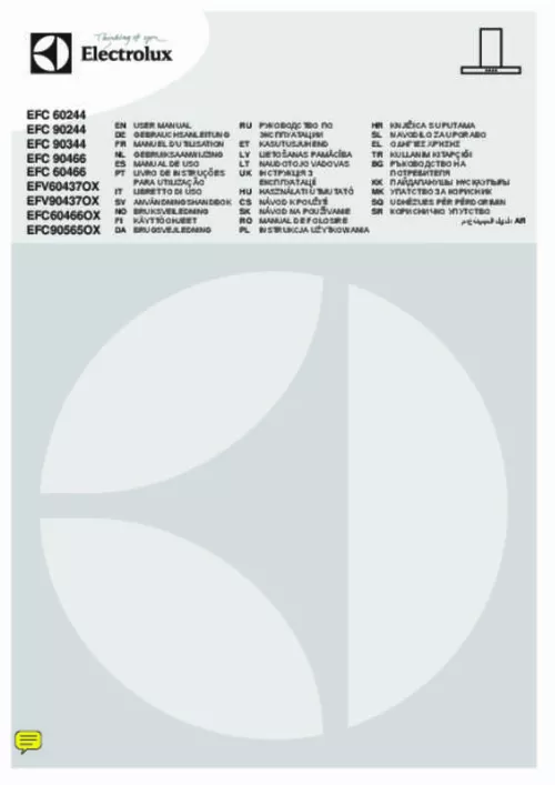 Mode d'emploi ELECTROLUX EFC90466OX