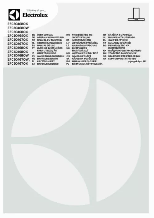 Mode d'emploi ELECTROLUX EFC90468OW