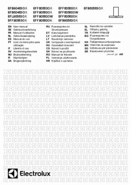 Mode d'emploi ELECTROLUX EFF90563OX