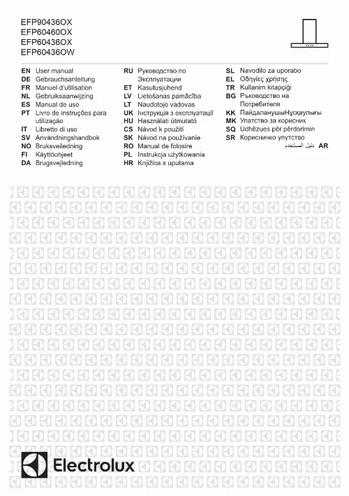 Mode d'emploi ELECTROLUX EFP60436OW