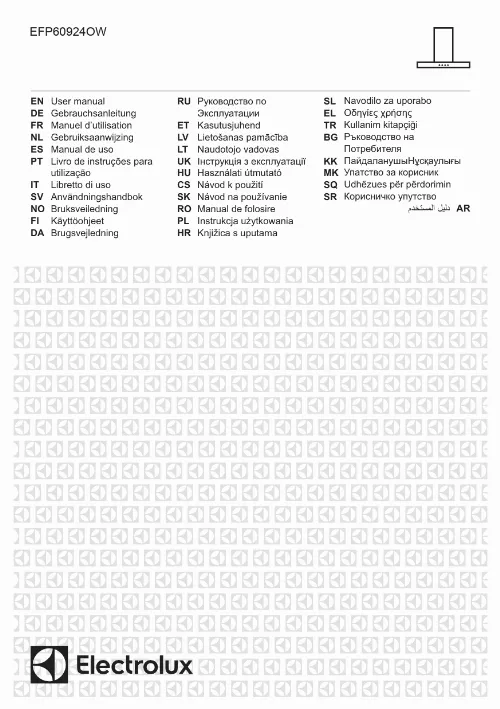 Mode d'emploi ELECTROLUX EFP60924OW
