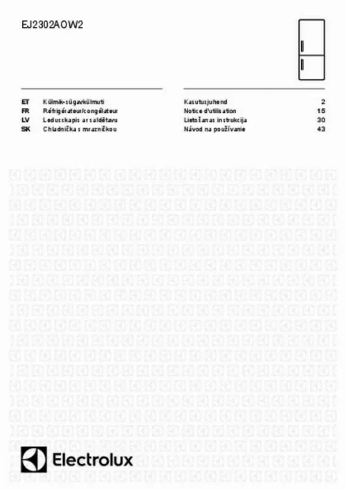 Mode d'emploi ELECTROLUX EJ2302AOW2