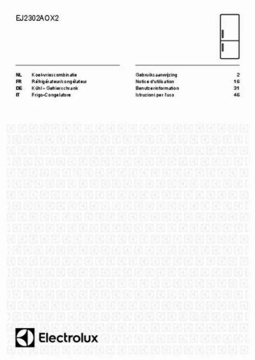 Mode d'emploi ELECTROLUX EJ2302AOX2