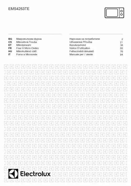 Mode d'emploi ELECTROLUX EMS 4253 TEX