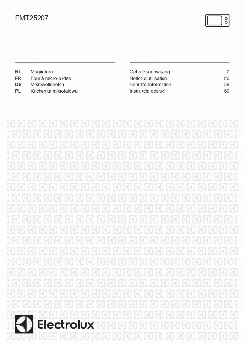 Mode d'emploi ELECTROLUX EMT25207OX