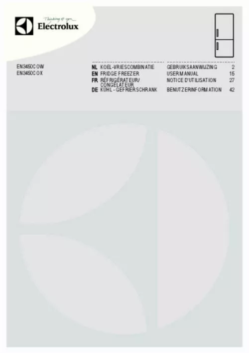 Mode d'emploi ELECTROLUX EN2400AOX