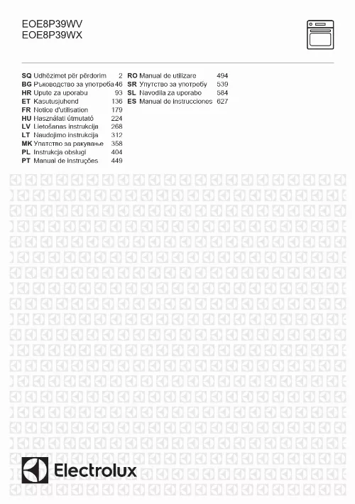 Mode d'emploi ELECTROLUX EOE8P39WX