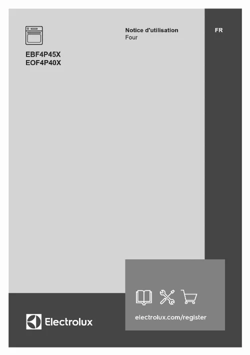 Mode d'emploi ELECTROLUX EOF4P40X