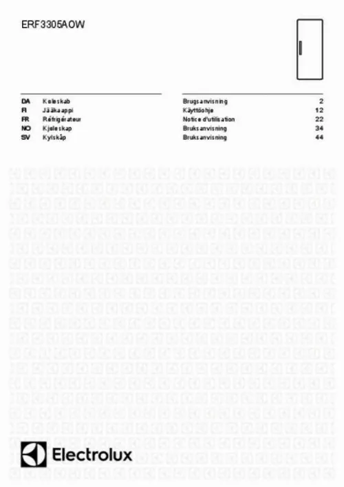 Mode d'emploi ELECTROLUX ERF3305AOW