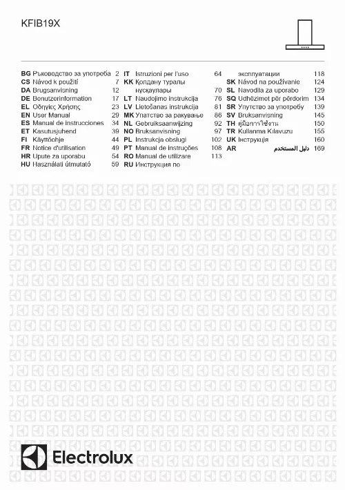 Mode d'emploi ELECTROLUX KFIB19X