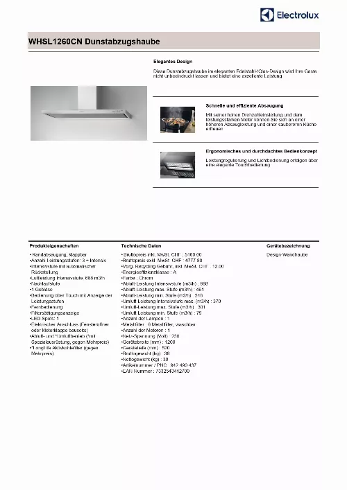 Mode d'emploi ELECTROLUX WHSL9060CN