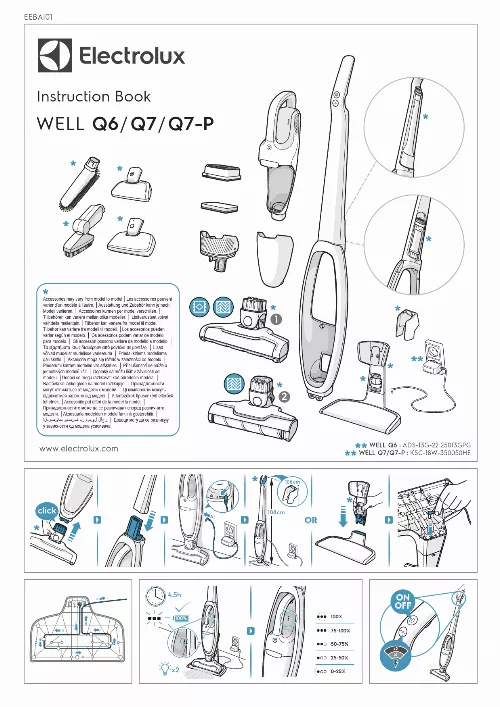 Mode d'emploi ELECTROLUX WQ61-44SW