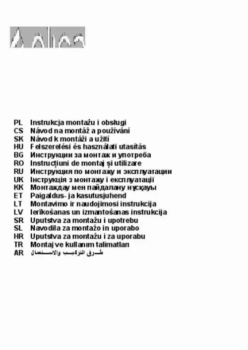 Mode d'emploi ELICA CONCETTO SPAZIALE