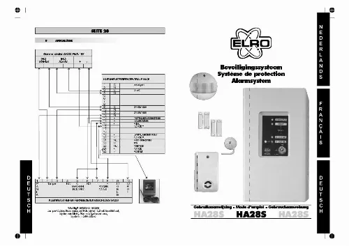 Mode d'emploi ELRO (ROOS ELECTRONICS) HA28S