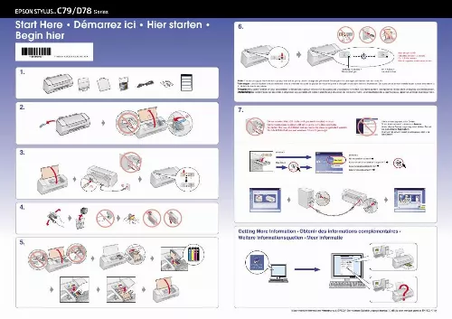 Mode d'emploi EPSON D78