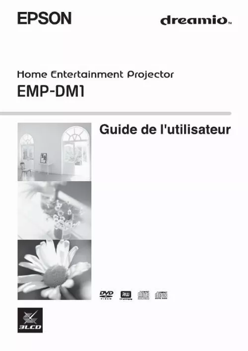 Mode d'emploi EPSON EMP-DM1