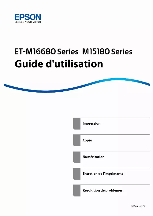 Mode d'emploi EPSON ET-M16680