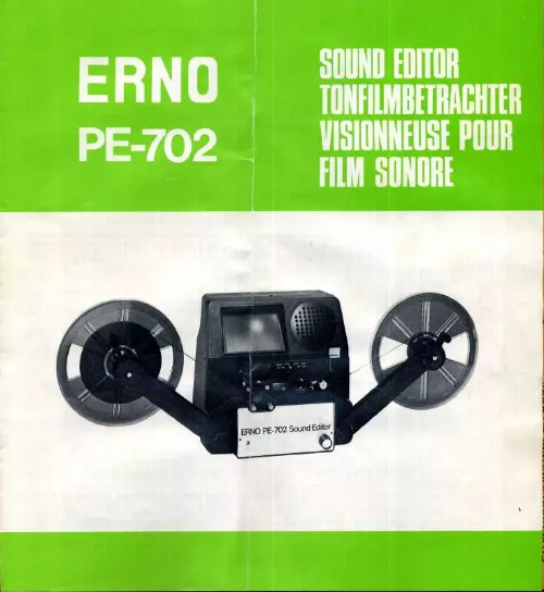 Mode d'emploi ERNO PE-702