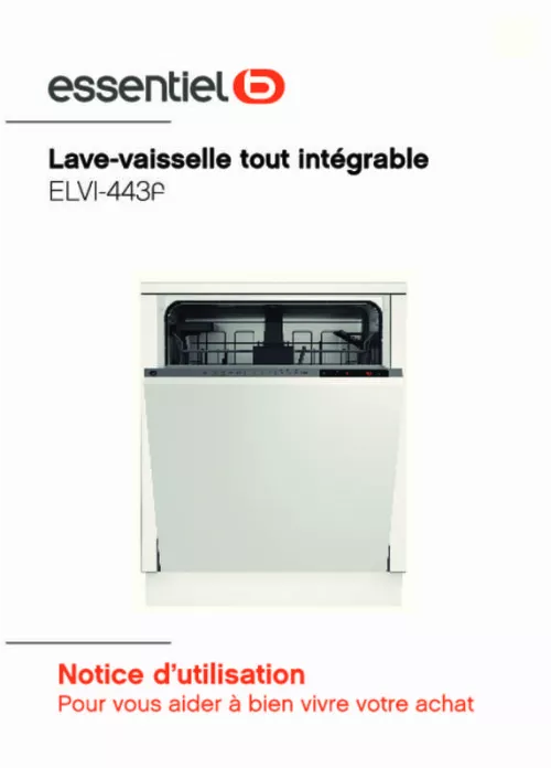 Mode d'emploi ESSENTIELB ELVI-443F