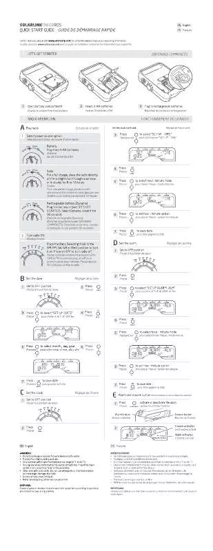 Mode d'emploi ETON FR600RDS