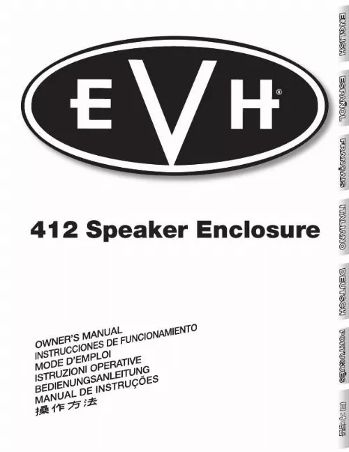 Mode d'emploi EVH 412