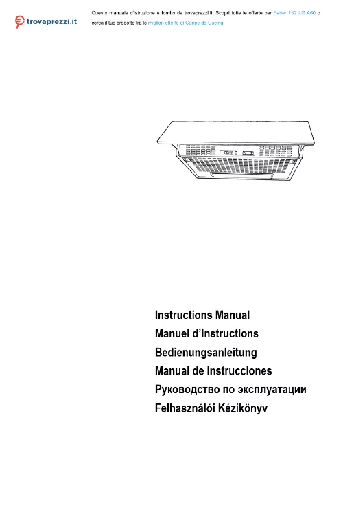 Mode d'emploi FABER 152 LG A60