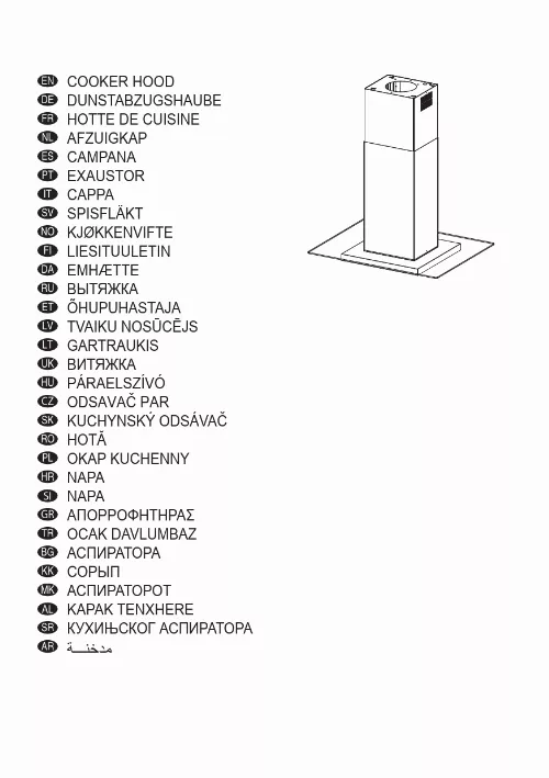 Mode d'emploi FABER GLASSY ISOLA