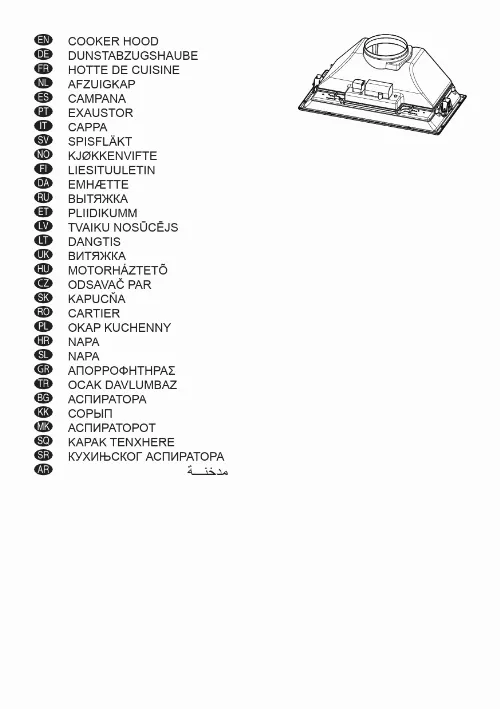 Mode d'emploi FABER INCA SMART HC X A52