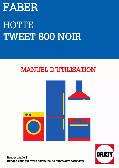 Mode d'emploi FABER TWEET 800