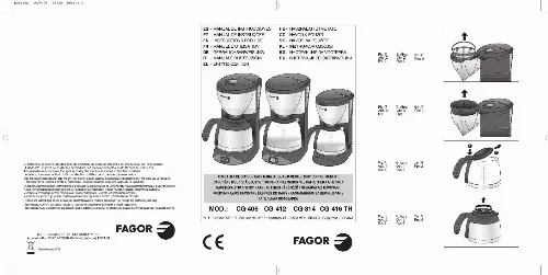 Mode d'emploi FAGOR CG-406