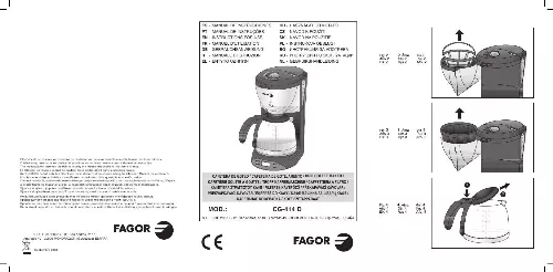 Mode d'emploi FAGOR CG-414 D