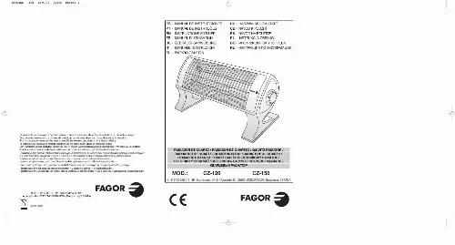 Mode d'emploi FAGOR CZ-120