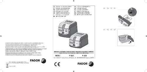 Mode d'emploi FAGOR F-602