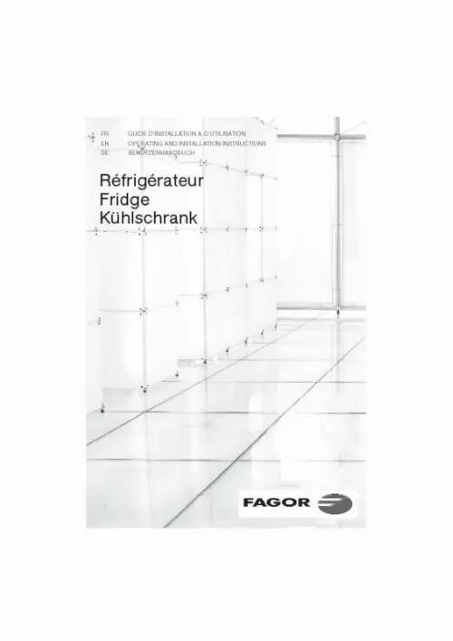 Mode d'emploi FAGOR FA16302X
