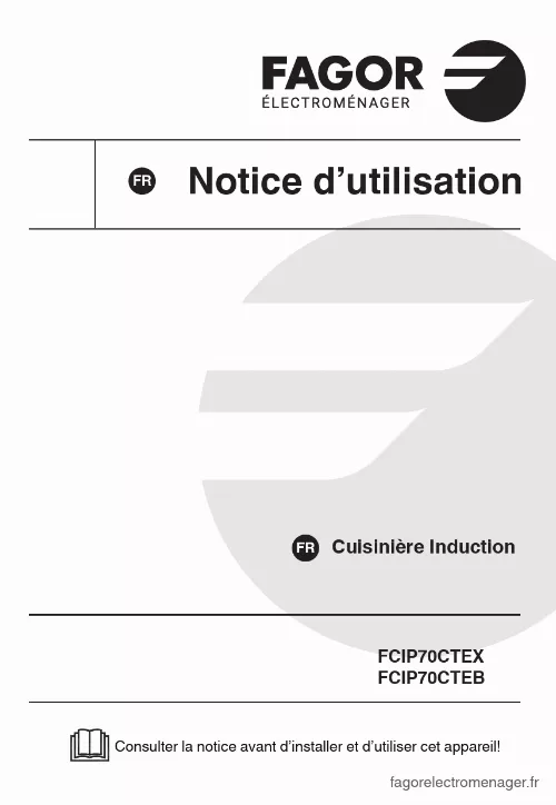 Mode d'emploi FAGOR FCIP70CT