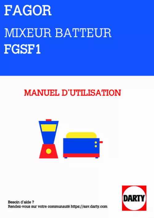 Mode d'emploi FAGOR FGSF1