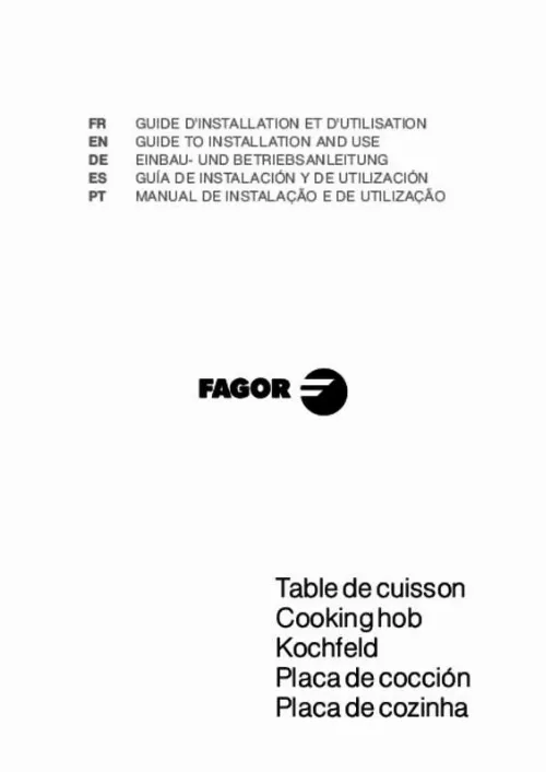 Mode d'emploi FAGOR IFF-82R